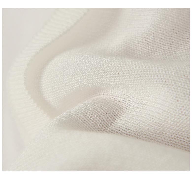 Women's Plus Size Summer Ice Silk White Sun Protection Cardigan