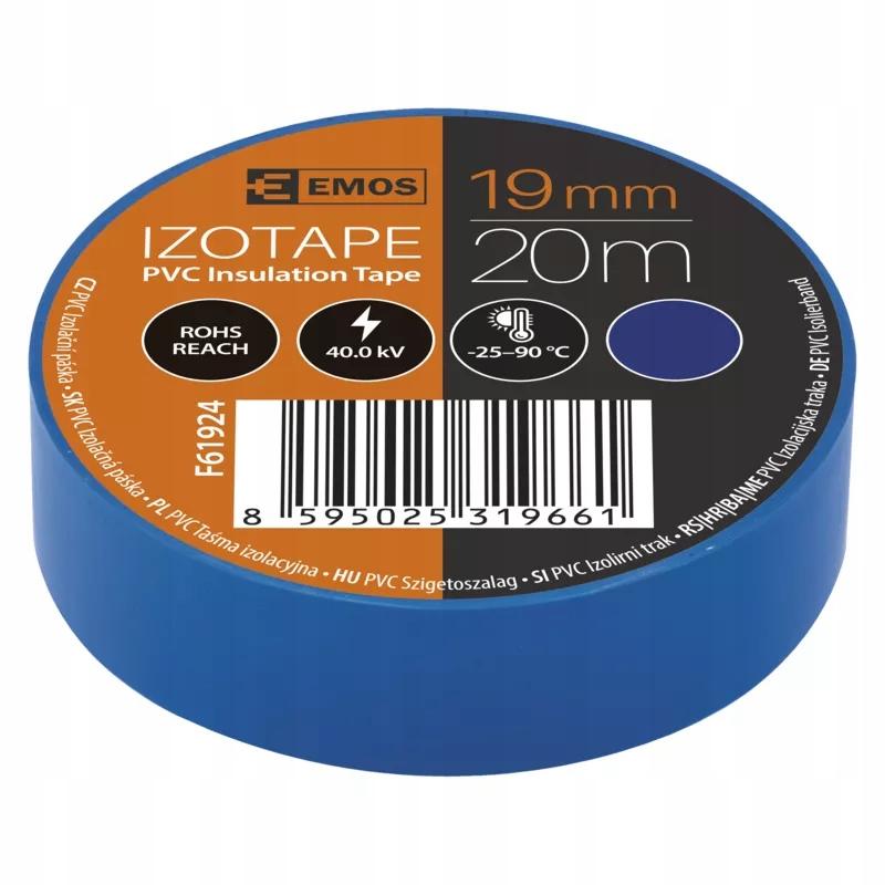 PVC cable insulation tape 20m / 19mm blue