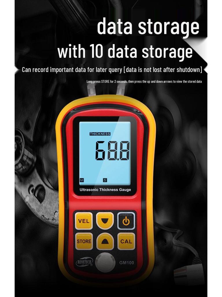 BENETECH GM100 Digital Ultrasonic Metal Thickness Gauge
