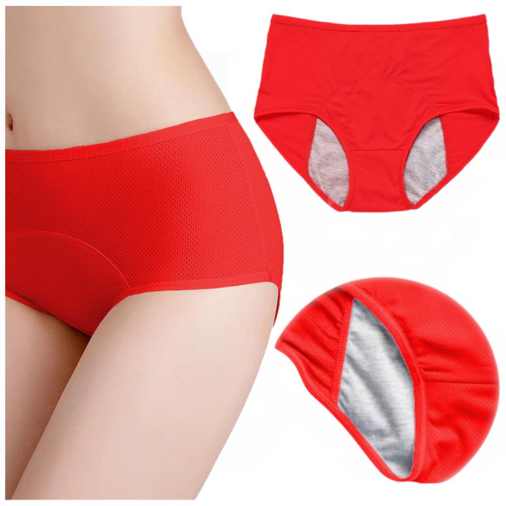 Majtki Menstruacyjne Czerwone S