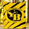 1pc Football Team (26) Theme Blanket - Digital Print, Polyester, Cozy for All Seasons, Perfect for Outdoor, Camping, and Travel