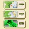 333-28 Bubble Machine Toy Dinosaur Shaped Electric Handheld Automatic Bubble Blower with Colorful Lights for Kids