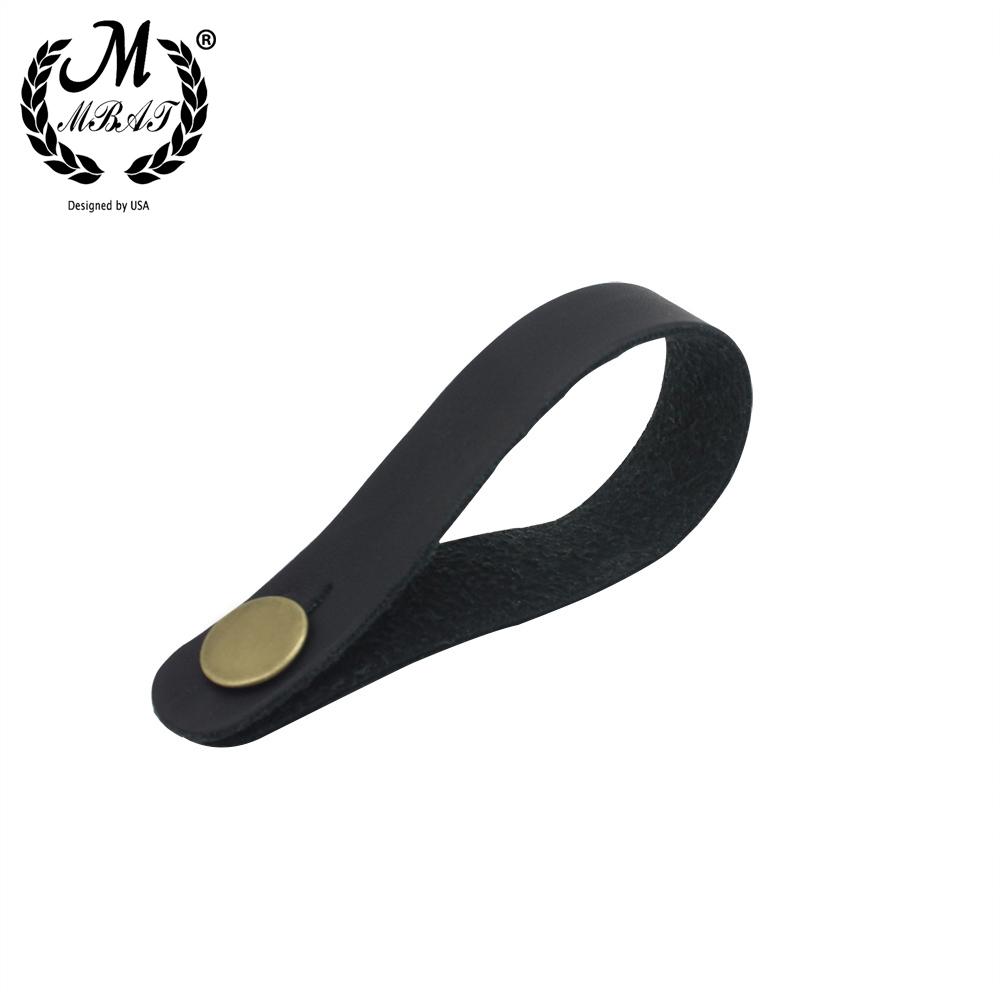 Botão de Suporte para Correia de Guitarra de Couro Portátil Durável M MBAT com Trava Segura com Fixador Metálico Forte Encaixa Acima do Braço na Cabeça