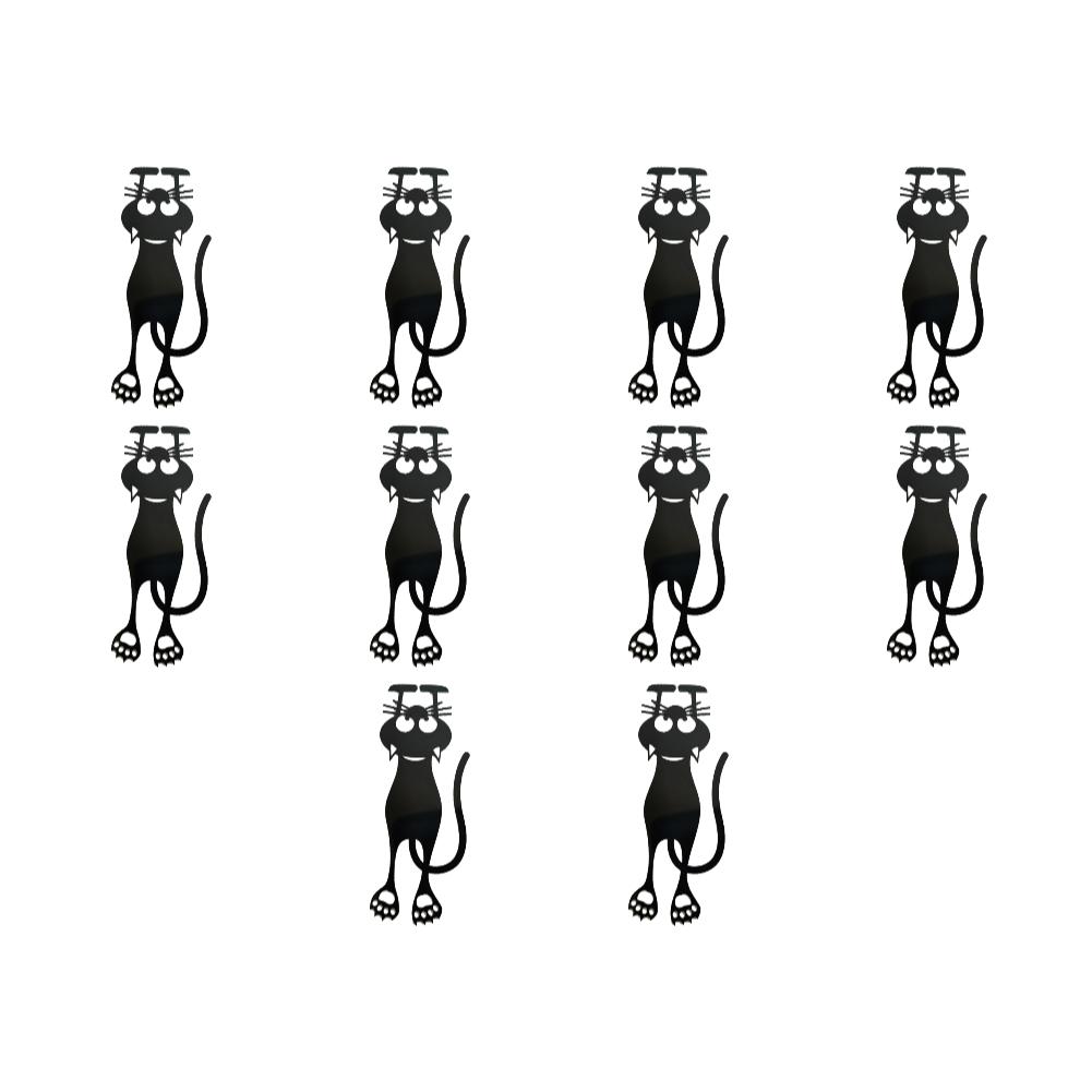 1/3/5/10Pcs 3D Hollow Kitten Bookmark Book Marks Clips Cat Shaped Book Page Marks Clip Set For Teachers Students Book Lovers