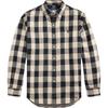 Polo Plaid Polo Collar Small Pony Embroidered Shirt Men Shirts 710P00517-002
