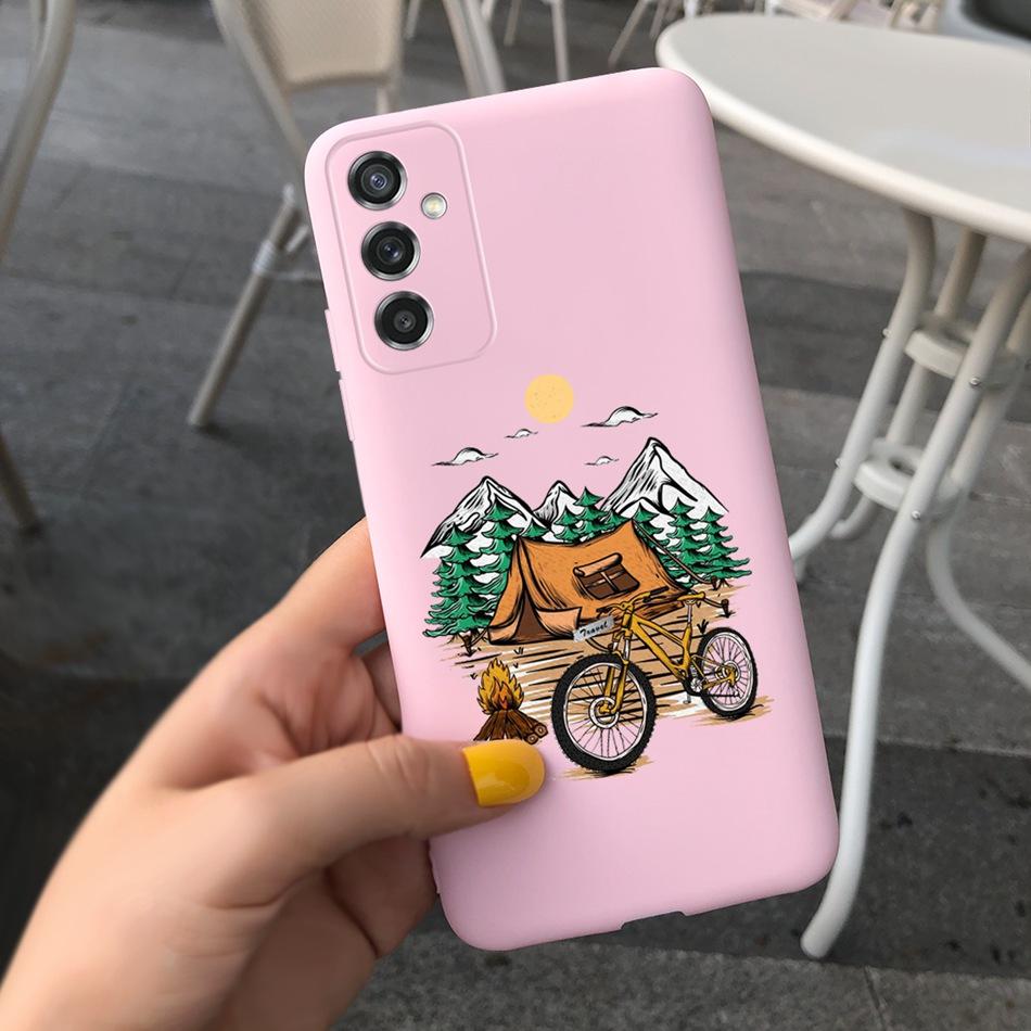 For Samsung Galaxy M52 Case For Samsung Galaxy M52 A52S 5G M 52 A 52S Cover Coque Liquid Silicone Back Case For Samsung M52