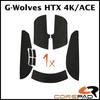 Corepad Soft Grips for G-Wolves HTX 4KACE (1 set, Black)