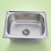 Stainless Steel Sink Resistant Single Bowl Easy To Clean for Homeowners, Renovators, Kitchen,