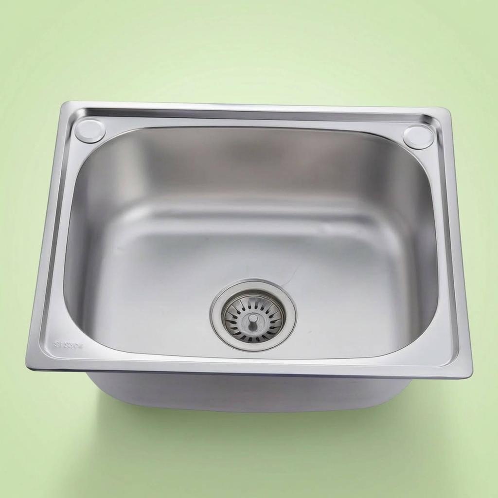 Stainless Steel Sink Resistant Single Bowl Easy To Clean for Homeowners, Renovators, Kitchen,