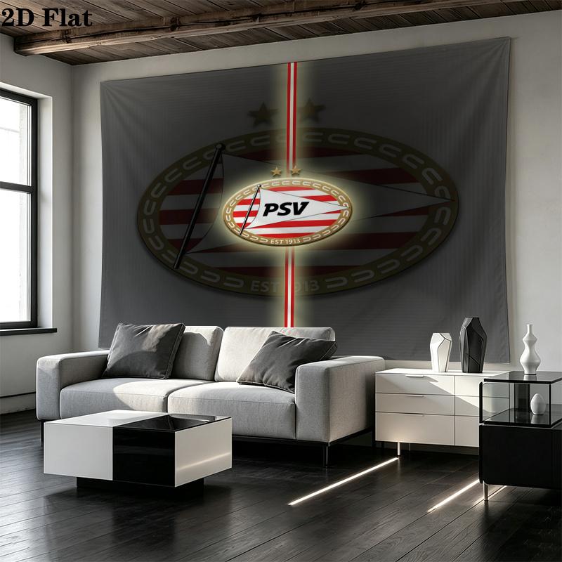 PSV Eindhoven Printed Tapestry – Wall Hanging for Bedrooms, Dorms, and Home Decor