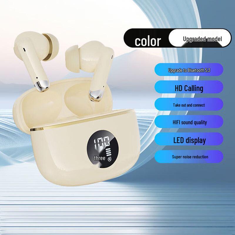 

X90 Compact Noise-Cancelling Bluetooth Earbuds: High-Quality Sound, Ultra-Long Battery, Perfect for Running & Sports