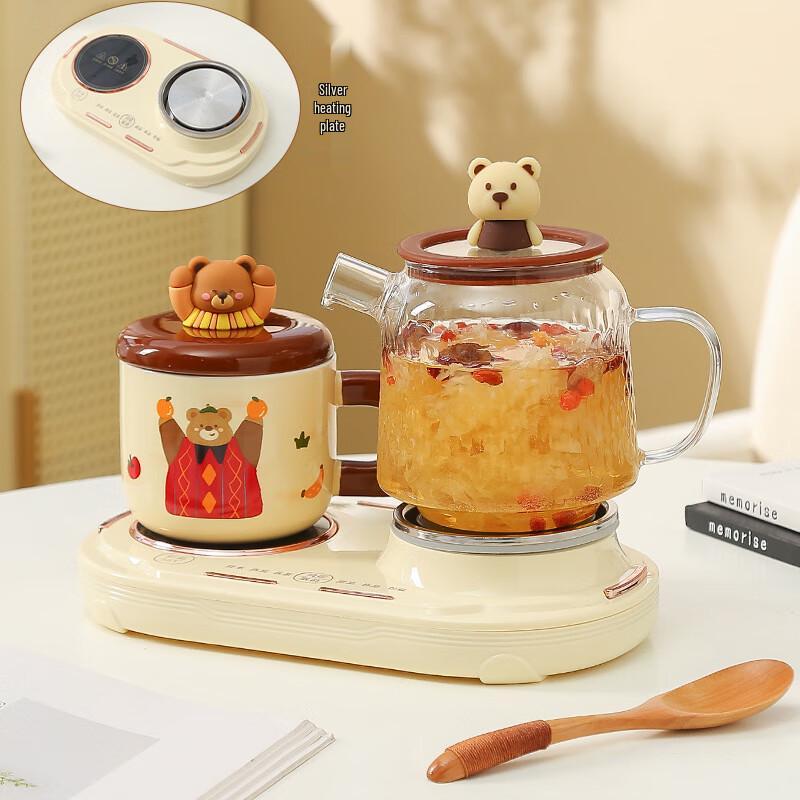 Shangqi Dual-Pot Electric Health Pot & Stew Cup