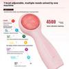Electric Facial Cleansing Beauty Instrument 7 Modes Ultrasonic Vibration Hot Compress Colored Light Silicone Face Brush Cleaning