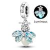 Stering Copper Luminous Firefly Style Charms Bead Firefly Pendant Fits Original Fashion Bracelet Diy For Women Fashion Jewelry
