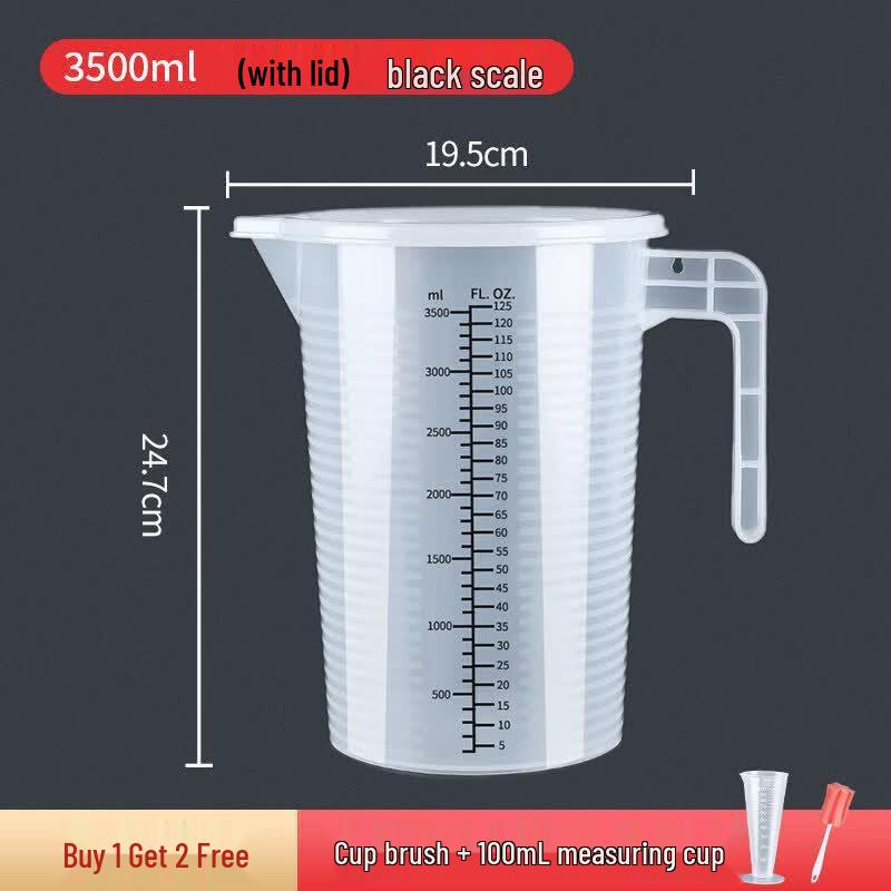 ZISIZ Food Grade Plastic Measuring Cup