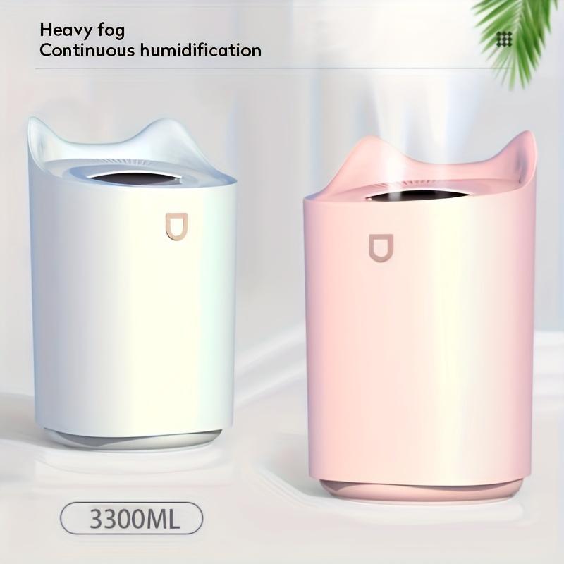 33L Roomy Double Nozzle LED Light Humidifier Ultrasonic 3300ml Essential Oil Diffuser H2o Room Air Humidifiers
