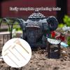 4pcs Garden Sand Rake Set Miniature Wood Handle Tools for Home and Office Decoration Meditations Rake Accessories