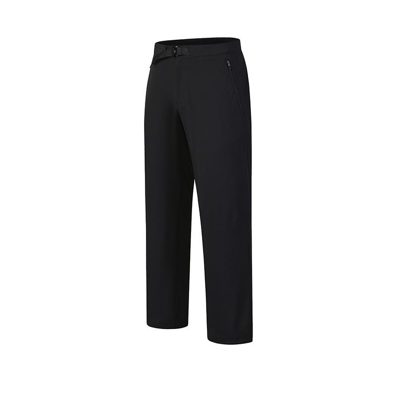 Fila A.P. Minimalist Fashion Sports Classic Versatile Straight Leg Woven Casual Pants Men bottoms Deep-Black A11M621816FBK