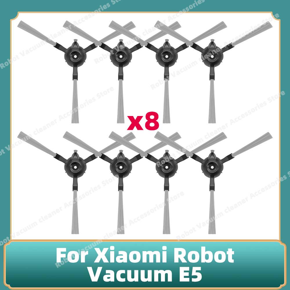 Compatible For Xiaomi Robot Vacuum E5 / C108 Side Brush Heap Filter Mop Cloth Accessories Replacement Spare Parts