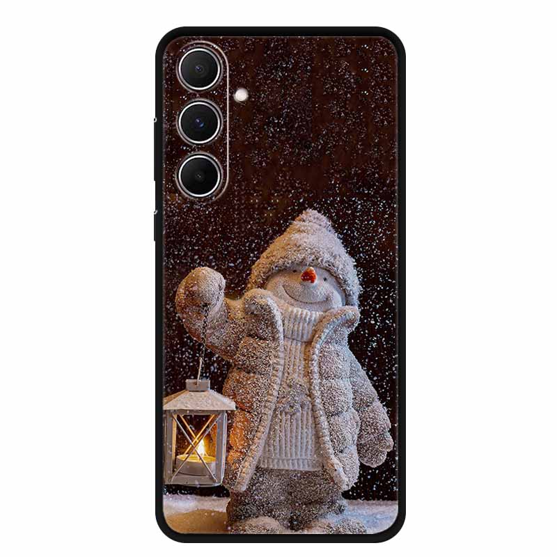 Christmas Phone Case For Samsung A17 5G 2025 Case Soft Black Silicone Bumper For GalaxyA17 17 5G TPU Coque Samsung Galaxy A17 5G