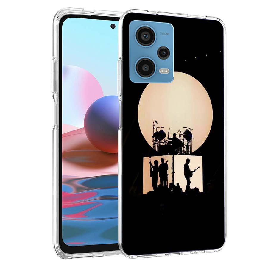 M-Morat Band Phone Case For Redmi Note 13 12 14 15 Pro Plus 13R 11 11T 11E 11S 10 Pro 10S 9 9S Cover Cell Clear TPU Capa Cases S