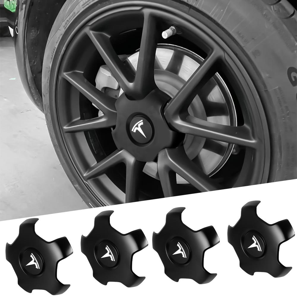 AKW1 180mm Car Wheel Center Hub Cover Cap For Tesla Model 3 Model Y Model S Model X Cybertruck Roadster Space X Juguete Auto Huncaps