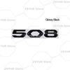 Metal For w333 2008 3008 4008 5008 208 308 408 508 Tricolor Emblem Car Sticker Letter Badge Decal Body Rear End Trunk Decor 333w