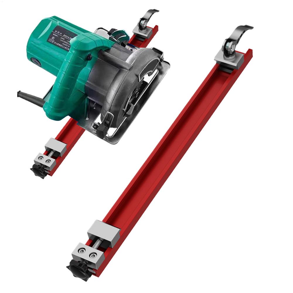 Circular Saw Guide Rail Circular Saw Accessories Adjustable Clamp Precision Base Tool Attachment Jig For Engraving Lumber Craft