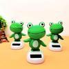 Auto Solar Schwingende Cartoon Frosch Niedlicher Wackelkopf Tanzender Frosch Schüttelkopf Ornament Auto Innenraum Armaturenbrett Ornament Geschenk