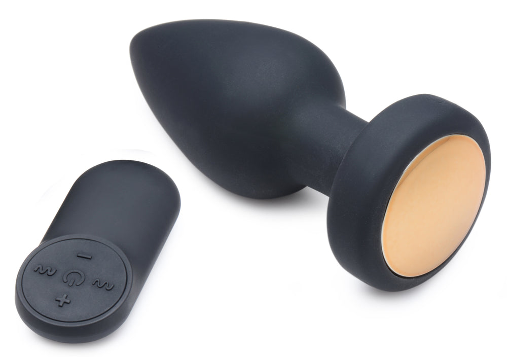 Light Up Vibrating Plug Medium 8 X 4 Cm - Booty Sparks - Vibrating Plugs