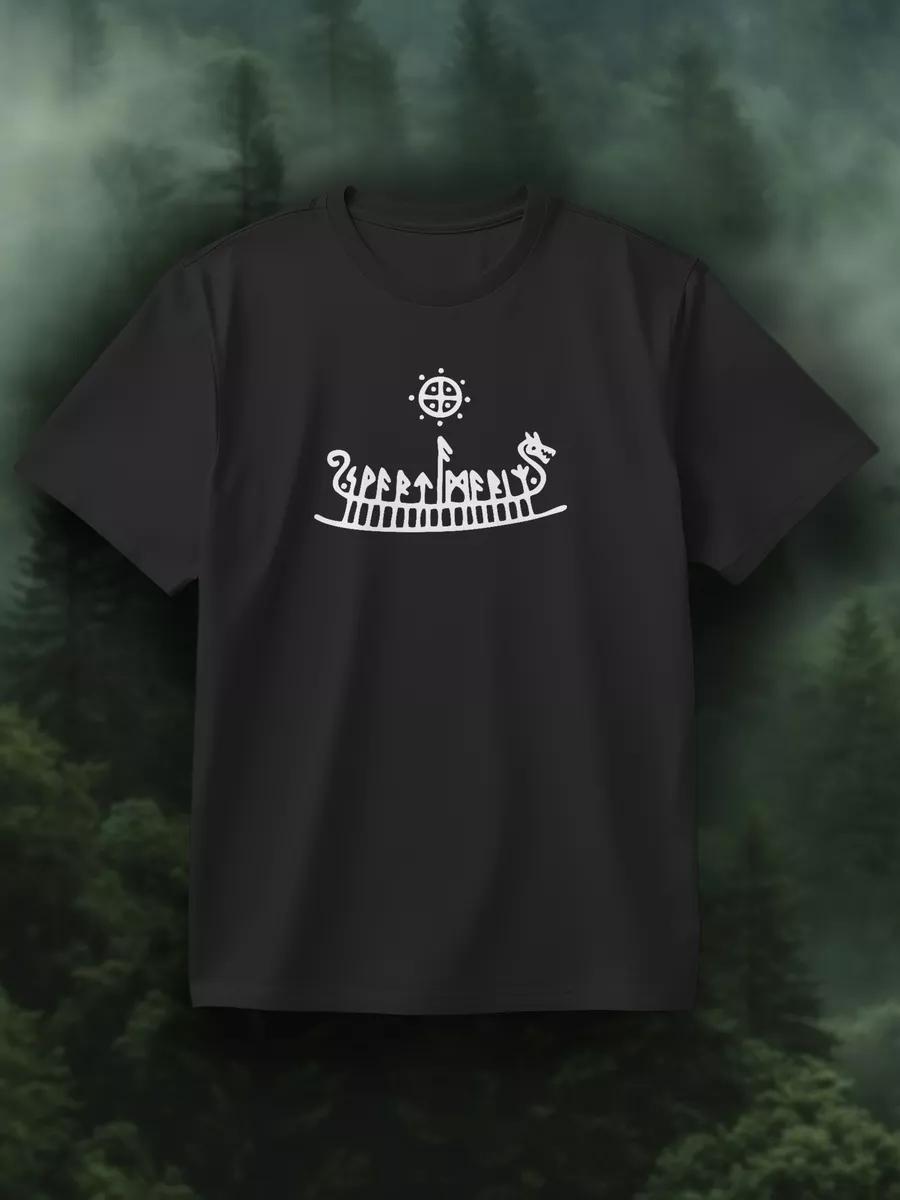 

T-shirt Runes boat S