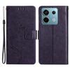 For Xiaomi Redmi Note 13 5G Case Butterfly Pattern PU Leather Wallet Phone Cover