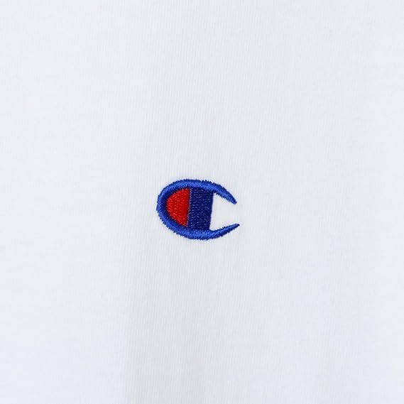Long-sleeved T-shirt, 3/4 sleeve, crew neck, 100% cotton, one-point logo, relaxed fit, dropped shoulders, men's long-sleeved T-shirt C8-A408Z-010-L