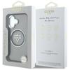 Guess IML Metal Mountain Logo MagSafe case for iPhone 16 black