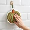 Super Soft Pumpkin Hand Towels Water-absorbing Fast Drying Halloween Kitchen Towel Hanging Thickened Halloween Towels Kitchen