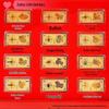 Chinese Zodiac Gold Bars: Commemorative Gift Set for New Year, Weddings & Celebrations