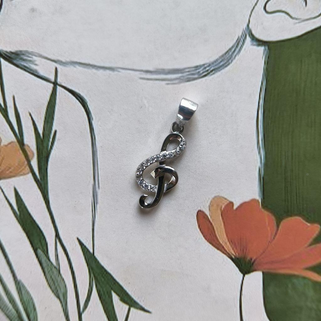 Silver Pendant with Cubic Zirkonia (2191605)