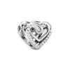 Shining Entangled Heart Charm Women Jewelry Silver 799270C01