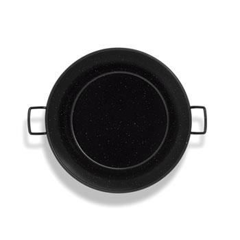 Plat à tapas - Email - 18 cm - Revêtement émaillé - Forme ronde - Pour adultes