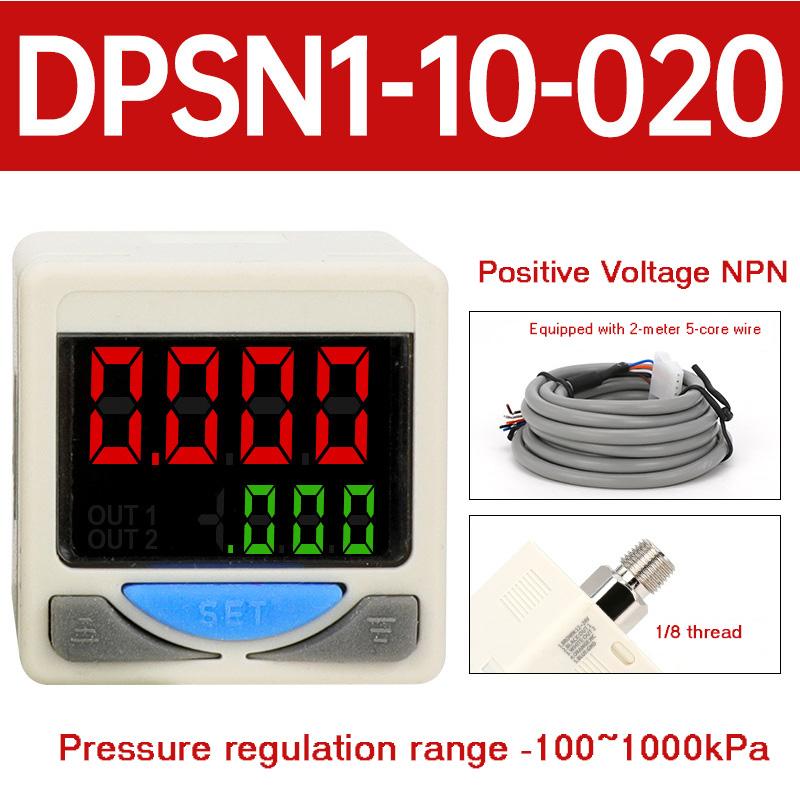 Digital Pressure Gauge Switch ZSE30AF Vacuum Negative Pressure Gauge ISE Positive Pressure DPSN1 Electronic Digital