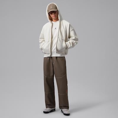 Jordan As M J Sweatshirts Men's Ecru Hooded Non Detachable Moderate