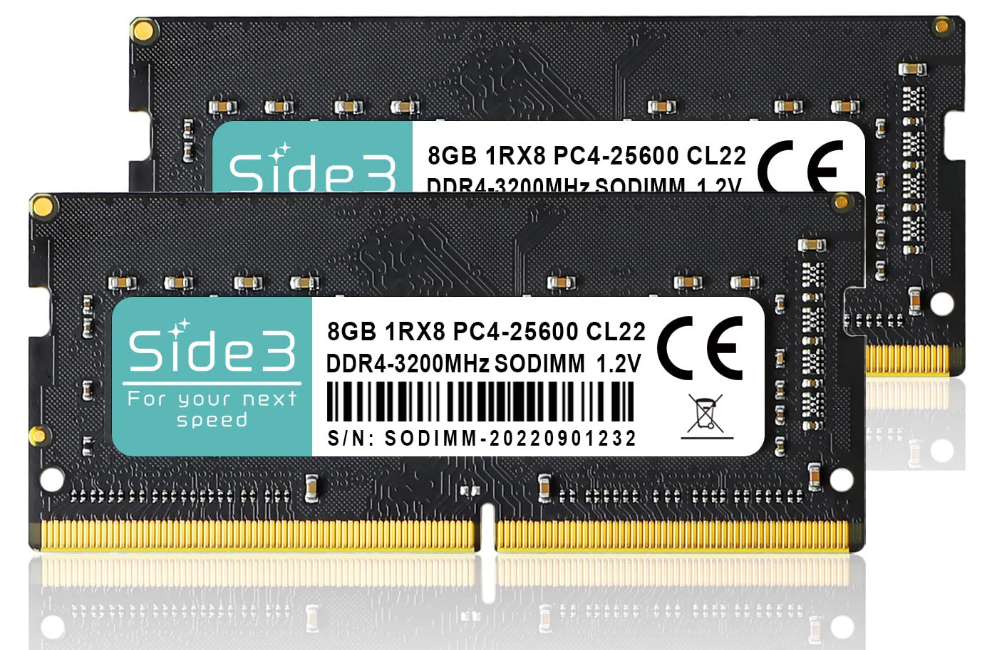 

Side3 TOSHIBA dynabook expansion notebook PC memory DDR4-3200 PC4-25600 (8GB 2-disc set)
