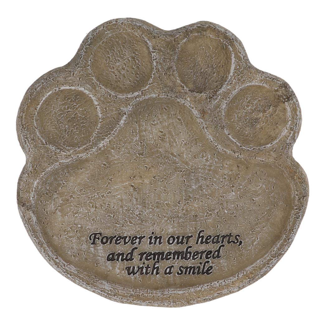 Pet Memorial Stone Synthetic Resin Weatherproof Pet Tombstone for Died Pets Outdoor