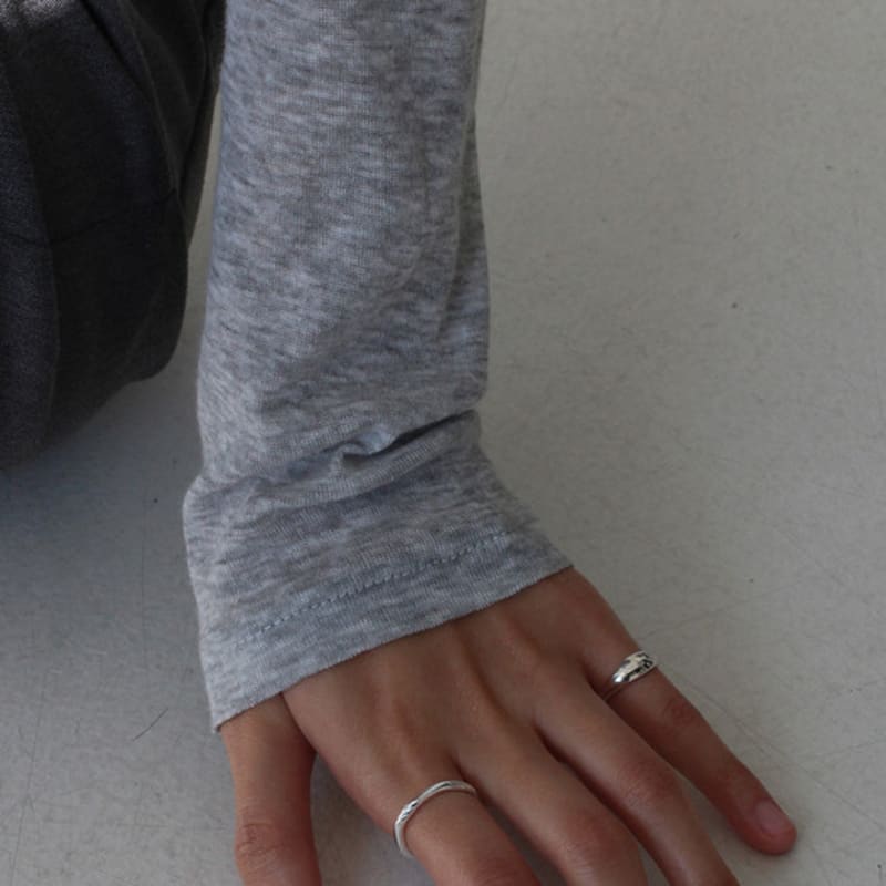 NORMALLEE [Silver 925] Volume Baby Ring