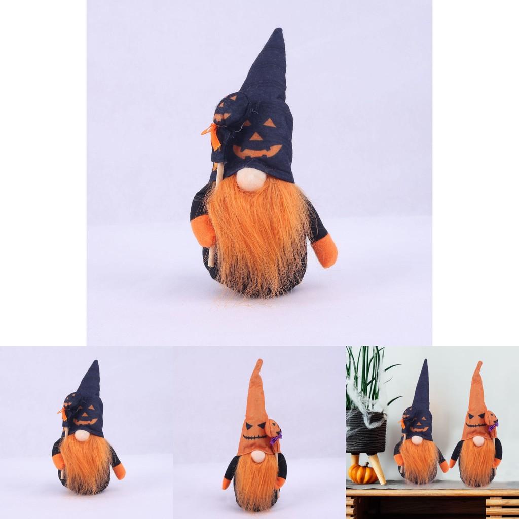 Halloween Pumpkin Face Doll With Polyester Material For Party Decor And Gift Giving