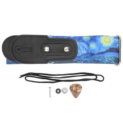 Nylon Guitar Strap Breathable Musical Instrument Accessories for FolkElectric Guitar Bass 5cmStar