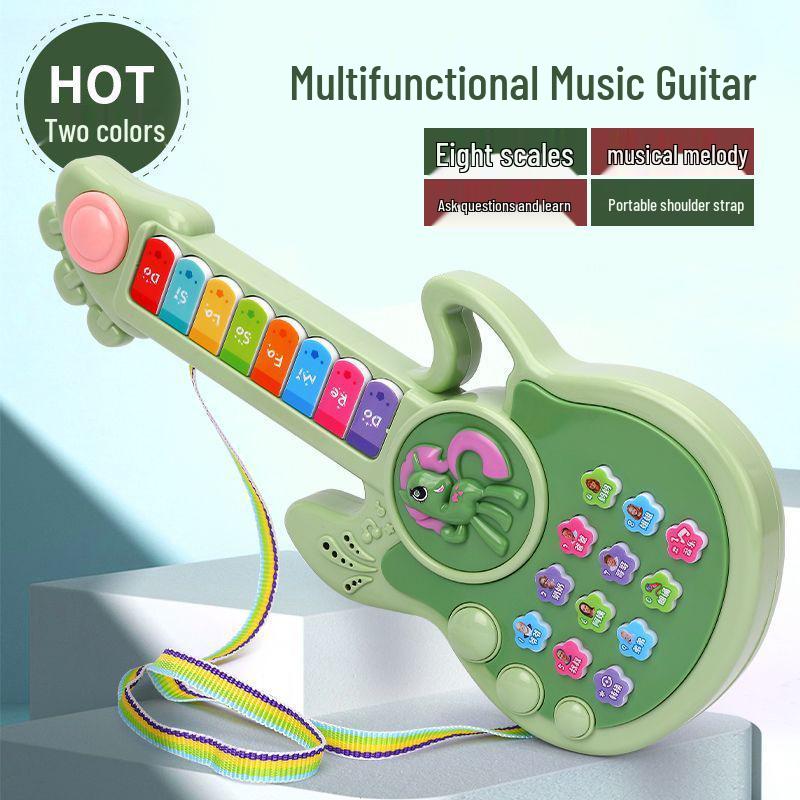 Children's Multifunctional Electronic Music Guitar & Keyboard Toy for Early Education