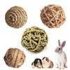 Woven Guinea Pigs Biting Gerbils Hamsters Pet Balls Chewing Ball Teeth Cleaning Toy Rabbit Toys