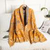 Scarf Women's Winter Warm Shawl Women's Autumn and Winter Cashmere Scarf Soft Waxy Air Conditioning Shawl Outer Scarf