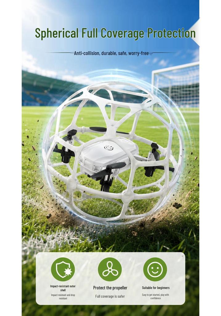 Remote-Controlled Spherical Football Drone for Teens